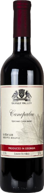 Вино Дуруджи Велі. Сапераві 2006 чер 0,75л 12%